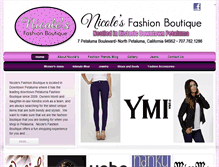 Tablet Screenshot of petalumafashionboutique.com